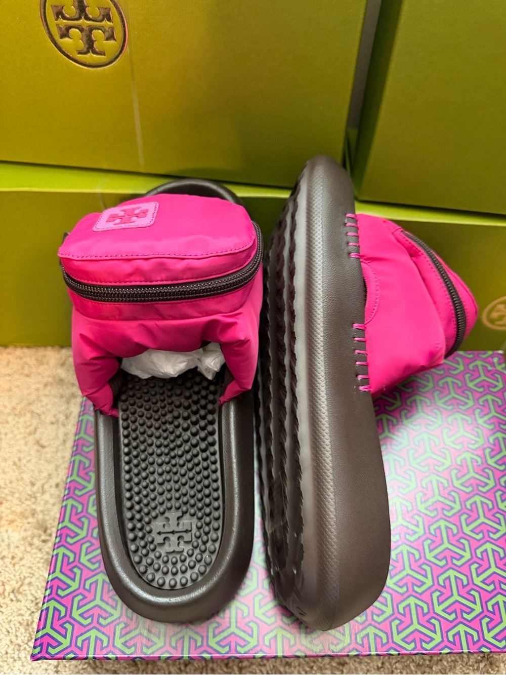 Tory Burch Pocket Sport Slide Sandals - Picture 6 of 10